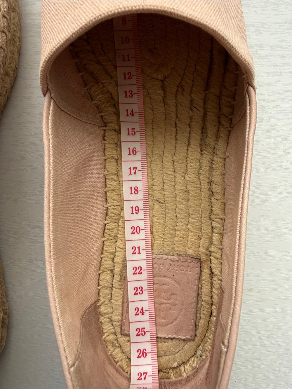 Tory Burch Blush Pink Espadrille Slip-On Flats - Picture 6 of 6